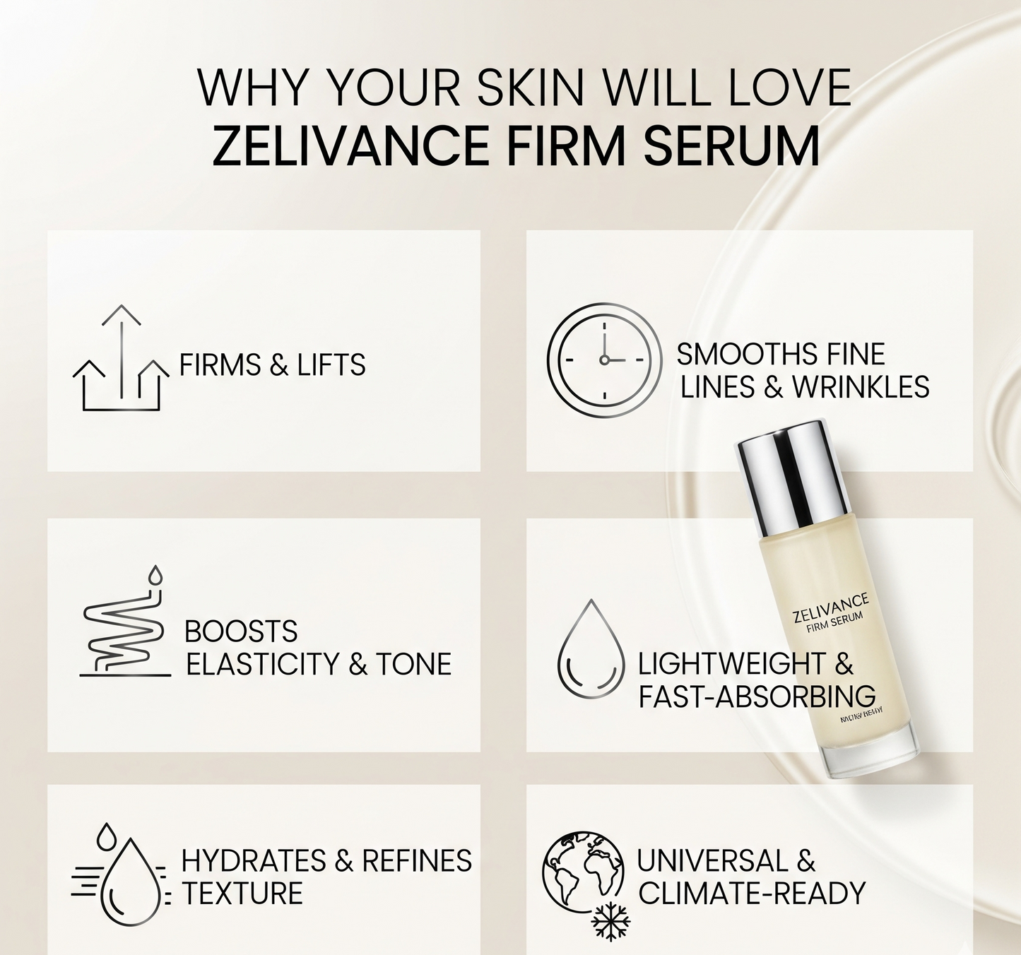 Firm Serum – Face & Eye Lifting & Firming