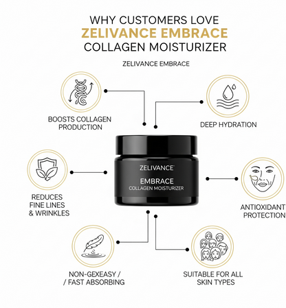 Zelivance Embrace Collagen Moisturizer | Firming & Hydrating Face Cream | Canada