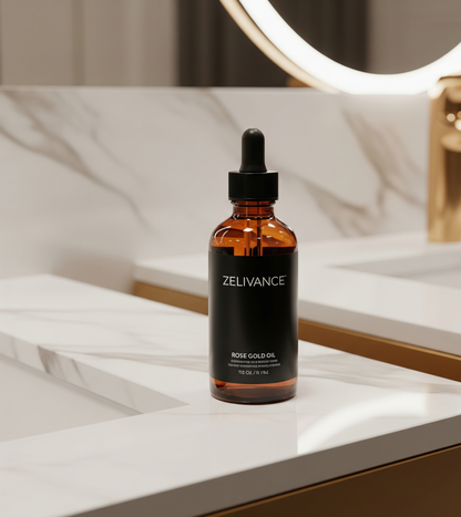 Zelivance Anti-Aging Rose Gold Oil | Glow-Enhancing & Wrinkle Repair Face Oil | Canada