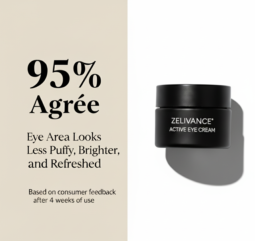 Active Eye Cream for Dark Circles, Puffiness & Fine Lines 15mL