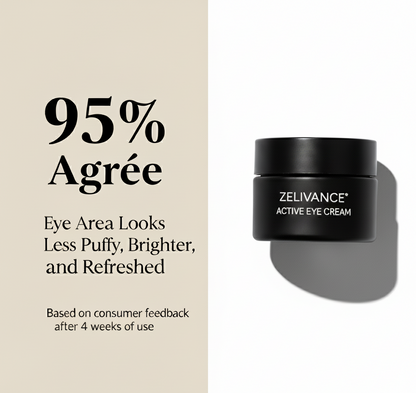Active Eye Cream for Dark Circles, Puffiness & Fine Lines 15mL