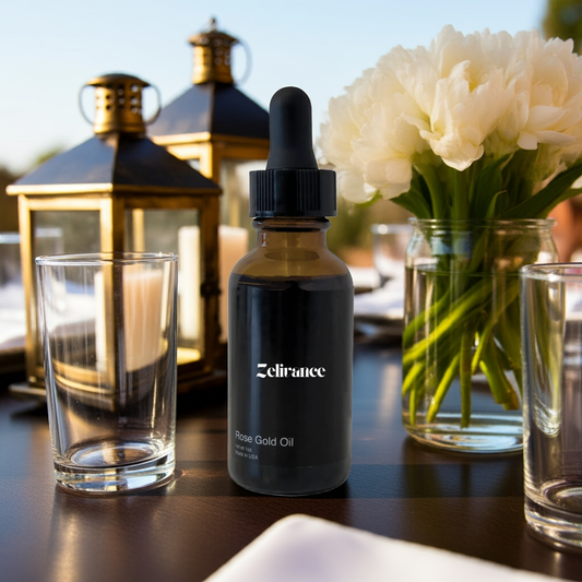 Zelivance Anti-Aging Rose Gold Oil with 24K Gold Flakes

Luxury Face Oil for Wrinkle Repair & Skin Glow in Canada

Hydrating Anti-Aging Facial Oil with Gold Infusion

Best Face Oil for Dry Skin and Aging Signs in Canada